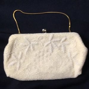 Vintage beaded purse w/gold chain made in Japan